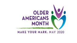 Older Americans Month Make your mark May 2020 logo